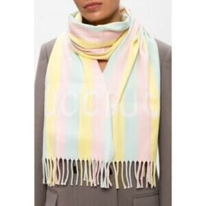 NWT Authentic Gucci Striped Wool Scarf
